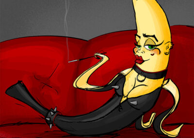 Illustration BDSM Banane